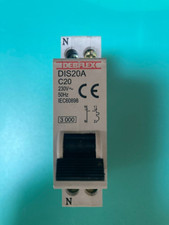DISJONCTEUR C20 230V  DIS20A DEBFLEX