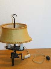 vintage ancien LAMPE en FER