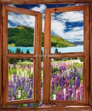 Stickers fenêtre trompe