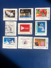 lot timbres provenant de collectors oblitérés