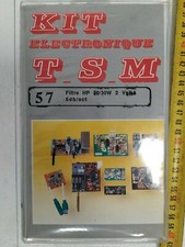 2x  Kit Electronique TSM 57 FILTRE HP 20/30W 2 VOIES  6 db/oct      Lot 2 Pieces