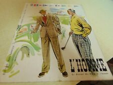 L HOMME  Magazine de style masculin français  N° 50  DE 1948 LE CLUB DE L HOMME