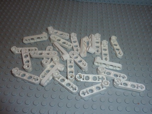 25x lego technic - technic, white