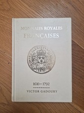 Gadoury 1987 Numismatique, Monnaies royales française 1610-1793