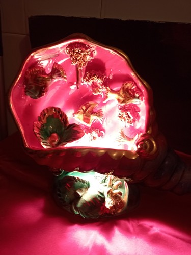 Lampe coquillage vallauris - lampe,