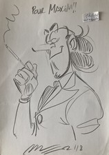 Rare DEDICACE SUPERBE DESSIN