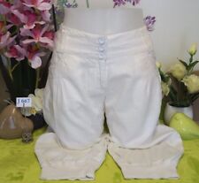 Vêtement occasion femme : Pantacourt en Lin " Camaieu " - T : 38 *