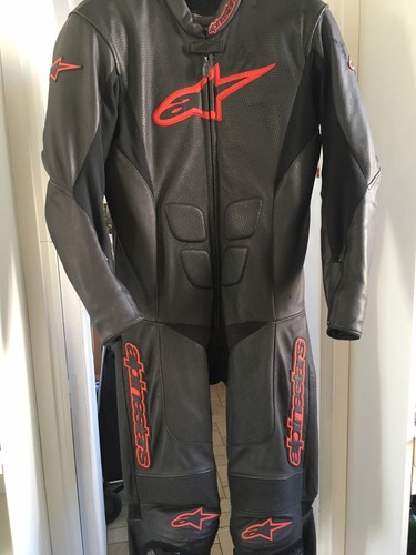 Combinaison cuir moto - moto, alpine