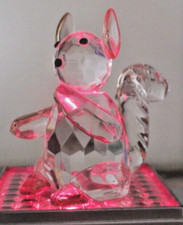 Figurine ecureuil cristal - figurine,