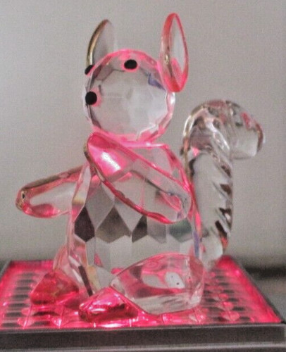 Figurine ecureuil cristal - figurine, en