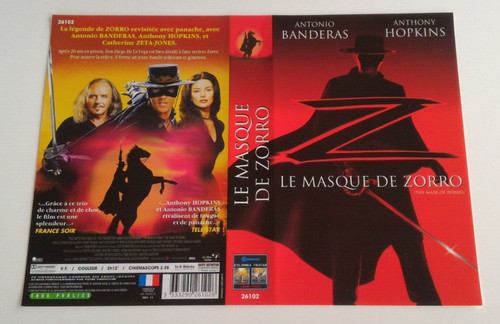 Jaquette vhs masque - masque, de