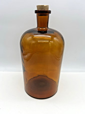 BOUTEILLE DE PHARMACIE - 5L - APOTHICAIRE - ANCIEN - VINTAGE - BONBONNE Ambre