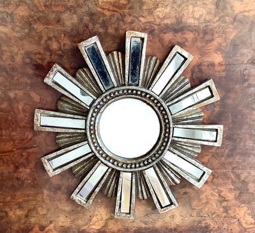 Miroir soleil sorciere vintage - miroir,