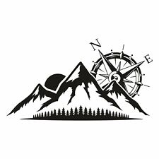 montagne Autocollant, camping car stickers,  Stickers voiture, Stickers mural