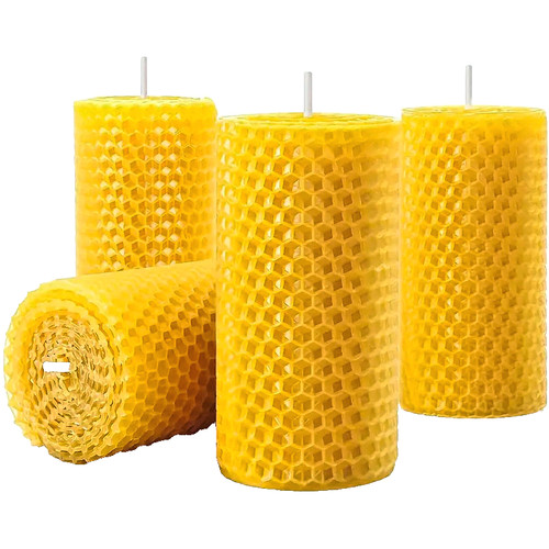 Bougie cire abeille lot - bougie,