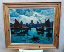FECAMP  1920 TABLEAU 73X60 CM