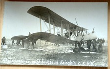 44387 Photo AK Avion Anglais Abattu Sainghin