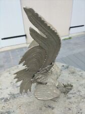 coq de combat en métal