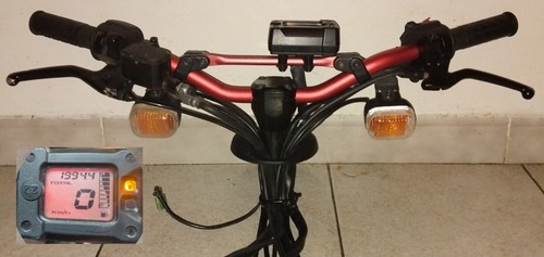 Guidon naked rouge - rouge, complet