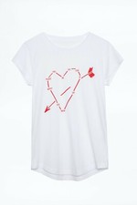NWT Skinny Heart Constellation T-shirt from Zadig & Voltaire Size XS