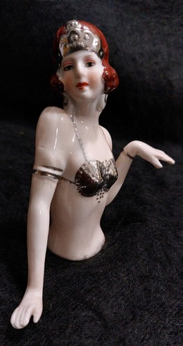Figurine porcelaine baigneuse - porcelaine,