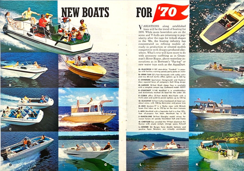 New boats 1970 glastron - new,
