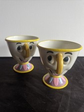 Anciennes tasses CHIP Mug plastique puce Barnum et Bailey Disney Belle Et Bête