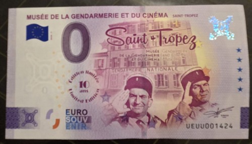 Billet souvenir euro null - euro,