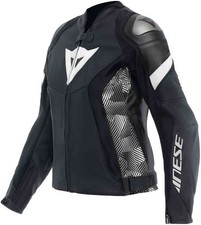 Dainese Avro 5 Veste De Moto Femme (Noir/Blanc) Taille: 42
