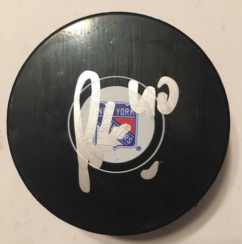 Michael grabner signed puck - grabner,