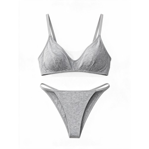 Ensemble lingerie coton - coton, sans