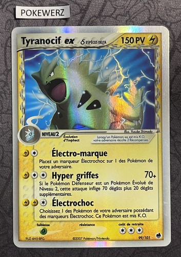 Carte pokémon tyranocif - carte,