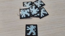 LOT DE 2 LOGO STICKER Peugeot POUR CLE PLIP 107 207 307 308 807 607 1007 407 300