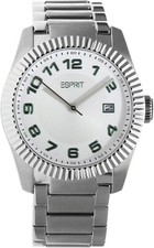 Élégante Montre Esprit Inox Clairement Lisible Boîte Papiere Verts Chiffres