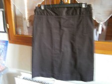 JUPE DROITE MARRON TAILLE S MARQUE ZARA NEUVE