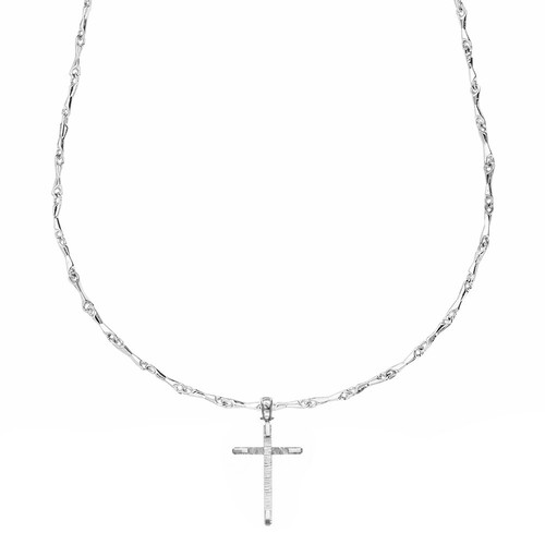 Collier blanc 18 - collier,