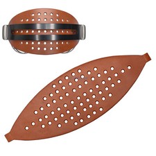 Wide Genuine Leather Headband