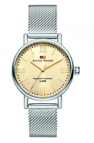 River woods montre argent - woods,