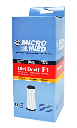 Dvc micro lined dirt devil - dvc,
