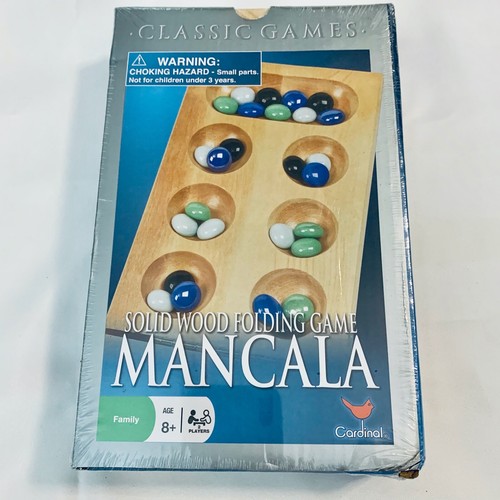 Mancala solid wood game - mancala,