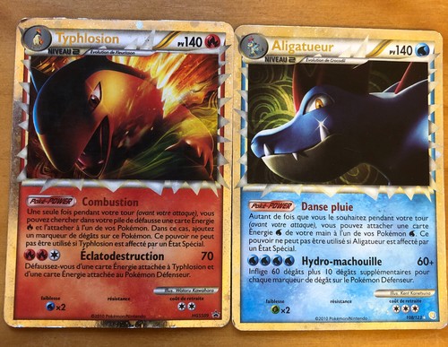 Carte pokémon typhlosion - carte,