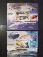 Djibouti Zeppelin MNH neuf PA144 145 1980 Bloc Luxe 