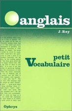 Petit vocabulaire anglais de Rey, Jean | Livre | état acceptable