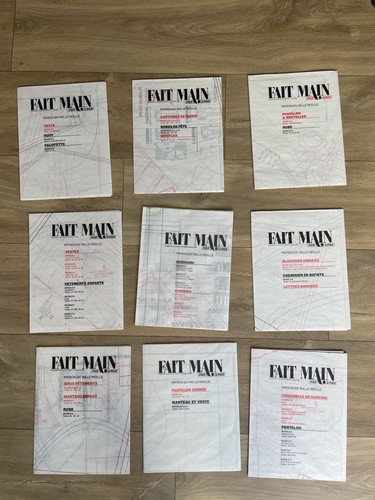 Patrons fait main - patrons, pas