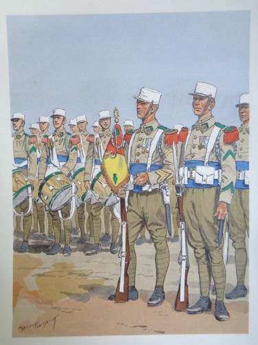 Gravure militaire maurice - gravure,