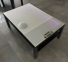 table basse miroir infini led 