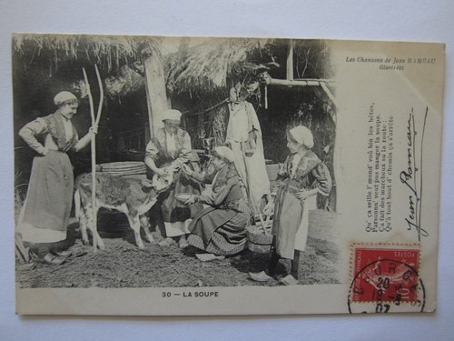 Carte postale soupe jean - carte,