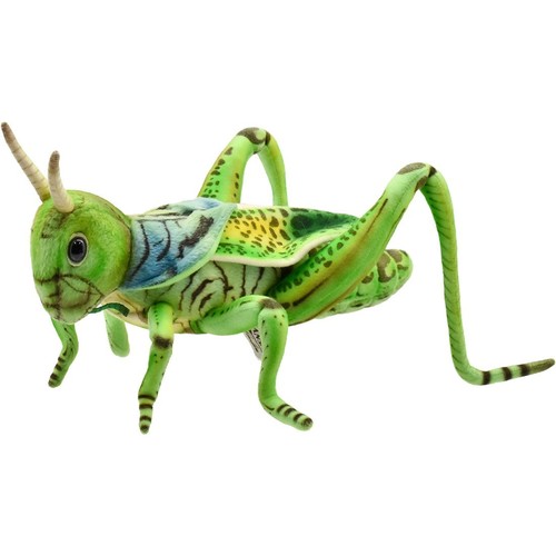 Peluche sauterelle verte hansa - peluche,