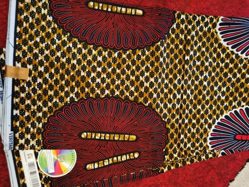 Tissu coton africain imprimé