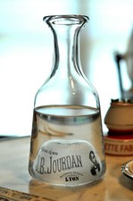 CARAFE LOUPE JOURDAN EN VERRE POUR DE L'EAU, VINS, JUS, ABSINTHE !!!